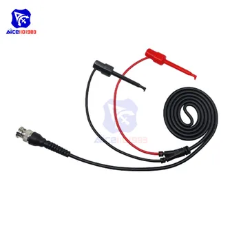 BNC Q9 Male Plug to Mini Grabber Test Lead Set with Dual Test Hook Probe BNC Test Cable Oscilloscope Test Probe Lead
BNC Q9 Male Plug to Mini Grabber Test Lead Set with Dual Test Hook Probe BNC Test Cable Oscilloscope Test Probe Lead