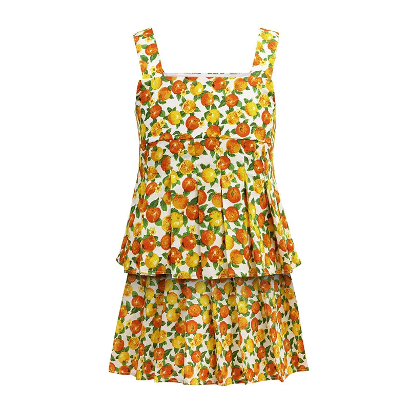 Children's Summer Wear Sleeveless Floral Blouse Lovely Princess Skirt Kids Suit
Children's Summer Wear Sleeveless Floral Blouse Lovely Princess Skirt Kids Suit