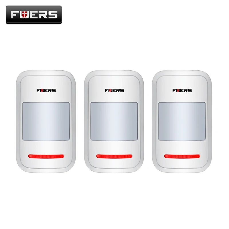 FUERS 3pcs/Lot 433Mhz Wireless PIR Motion Sensor Built-In Antenna Infrared Alarm Detector For Wifi GSM PSTN Home Alarm System
FUERS 3pcs/Lot 433Mhz Wireless PIR Motion Sensor Built-In Antenna Infrared Alarm Detector For Wifi GSM PSTN Home Alarm System