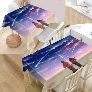 Cartoon Kimi no Na wa Custom Table Cloth Oxford Fabric Rectangular Waterproof Oilproof Table Cover Family Party Tablecloth
Cartoon Kimi no Na wa Custom Table Cloth Oxford Fabric Rectangular Waterproof Oilproof Table Cover Family Party Tablecloth
