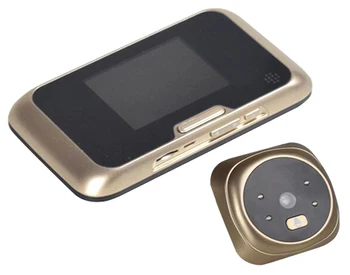 Peephole Door Viewer Camera Eye Video Intercom Support TF Card Night Vision Home Security