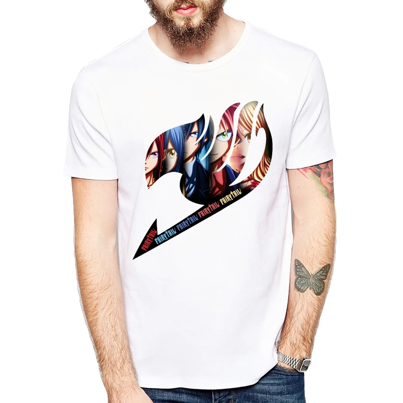 2019 Fairy Tail Group Logo Anime Printed T-shirt Men Fashion t shirt Comfortable Casual tshirt homme Top tees
2019 Fairy Tail Group Logo Anime Printed T-shirt Men Fashion t shirt Comfortable Casual tshirt homme Top tees