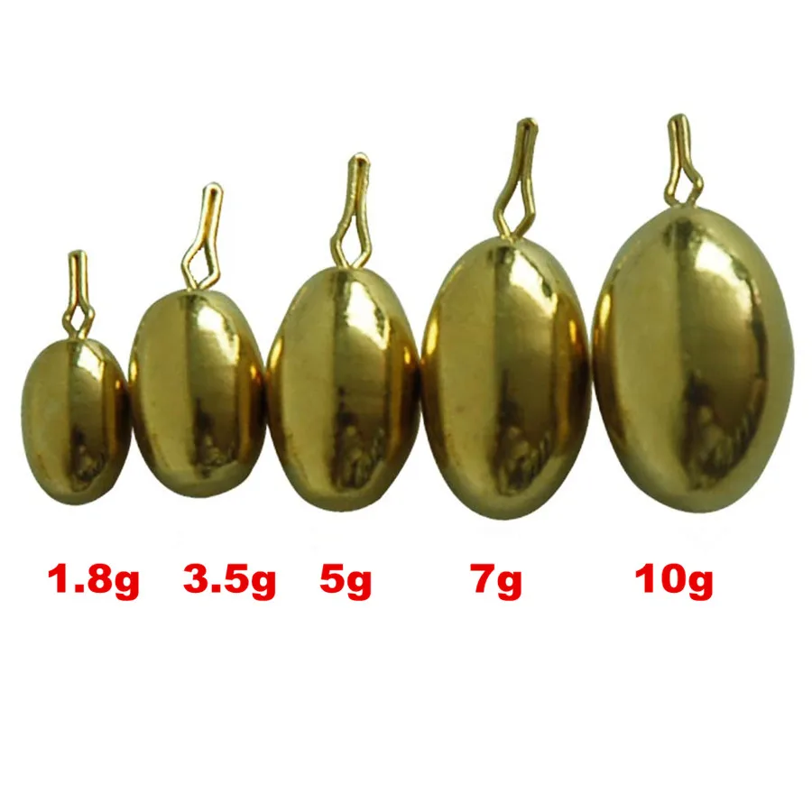 20*Lead Sinker 10g,7g,5g,3.5g 1.8g Brass Fishing Accessory Copper Round Sinker Weight Pesca Fishing Lure Baits Drop Shot Rig
20*Lead Sinker 10g,7g,5g,3.5g 1.8g Brass Fishing Accessory Copper Round Sinker Weight Pesca Fishing Lure Baits Drop Shot Rig