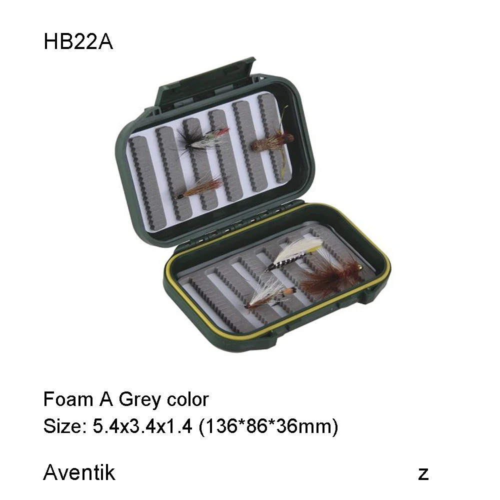 Aventik Fly Box Fishing Fly Tying Materials Foam Waterproof Storage Case Lure Bait Hook Fly FishingTools Plastic
Aventik Fly Box Fishing Fly Tying Materials Foam Waterproof Storage Case Lure Bait Hook Fly FishingTools Plastic