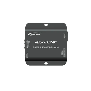 EBox-TCP-01 Serial Port Networking Server Use For Epever Solar Controller Solar Inverter Achieve Ethernet Communication
EBox-TCP-01 Serial Port Networking Server Use For Epever Solar Controller Solar Inverter Achieve Ethernet Communication