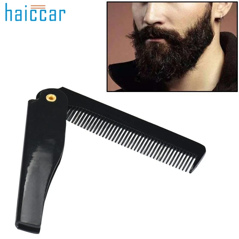 Image 2017 New Hairdressing Pocket  Folding Beard And Beard Comb Tools Beauty Girl For Men  M31X17
