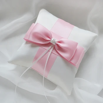 Top quality Pink/green Wedding Ring Pillow bow satin bride ring pillows handmade Event Party DIY Decorations products
Top quality Pink/green Wedding Ring Pillow bow satin bride ring pillows handmade Event Party DIY Decorations products