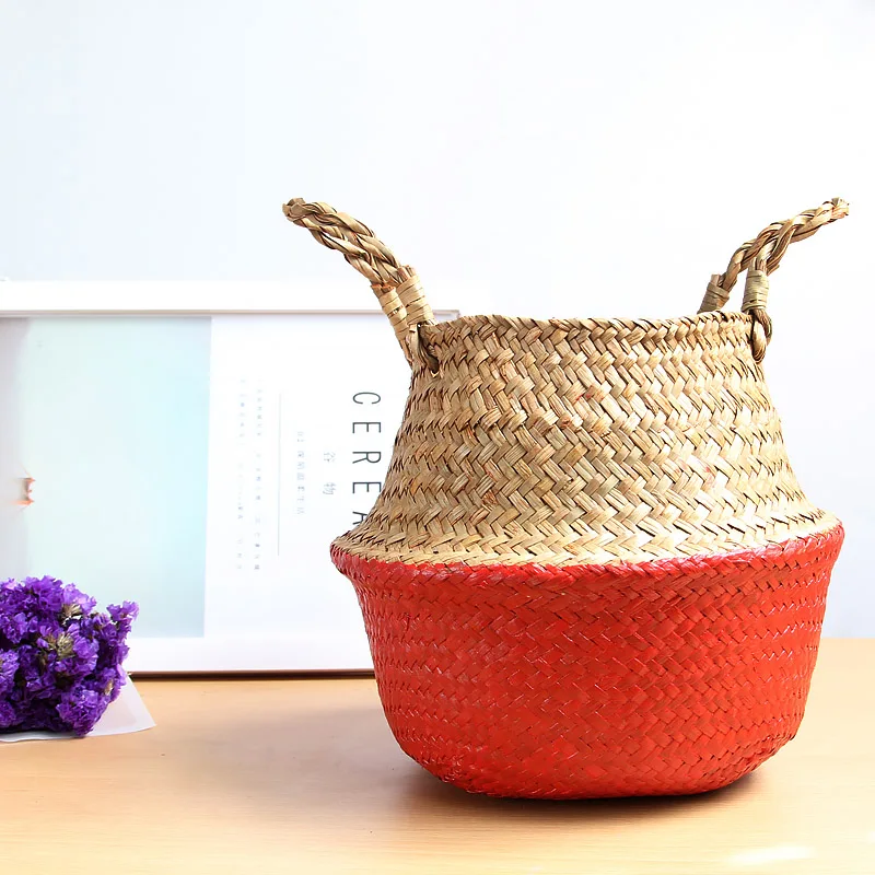 Foldable Handmade Storage Basket Folding Wicker Rattan Seagrass Belly Straw Garden Flower Pot Planter Laundry Basket
Foldable Handmade Storage Basket Folding Wicker Rattan Seagrass Belly Straw Garden Flower Pot Planter Laundry Basket