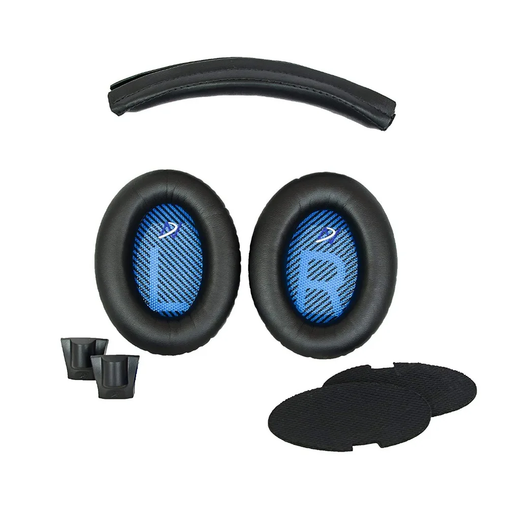 

Replacement Ear Pads and Headband Cushion pad for Bo-se Quiet Comfort 2 (QC2) and Quiet Comfort 15(QC15) Headphones