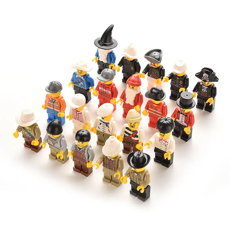 20Pcs/lot Multi-Color Action Toy Figure Men People Minifigs Grab Bag gift Original Playmobil Plastic Kids Boys Toys
20Pcs/lot Multi-Color Action Toy Figure Men People Minifigs Grab Bag gift Original Playmobil Plastic Kids Boys Toys