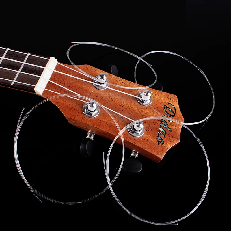 21'' 23'' 26'' 4pcs/set White Black Durable Nylon Ukulele Strings Replacement Part for 21 inch 23 inch 26 inch ukulele Stringed
21'' 23'' 26'' 4pcs/set White Black Durable Nylon Ukulele Strings Replacement Part for 21 inch 23 inch 26 inch ukulele Stringed