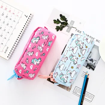 Big Zipper Unicorn Pencil Case Big Capacity Canvas School Pencil Bag Storage Bag Pen Pouch School Supplies Stationery Estuches
Big Zipper Unicorn Pencil Case Big Capacity Canvas School Pencil Bag Storage Bag Pen Pouch School Supplies Stationery Estuches
