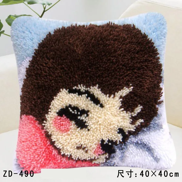 ZD490 Pillow Cushion Latch Hook Kit Embroidery DIY Craft Cross Stitch Needlework Embroidery Counted Cross-Stitching Kit Set-9
ZD490 Pillow Cushion Latch Hook Kit Embroidery DIY Craft Cross Stitch Needlework Embroidery Counted Cross-Stitching Kit Set-9