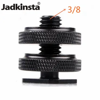 Jadkinsta 50pcs 3/8 Dual Nuts Mount Screw Tripod Hot Shoe Adapter Convert to Flash Stand Photo Studio Accessories
Jadkinsta 50pcs 3/8 Dual Nuts Mount Screw Tripod Hot Shoe Adapter Convert to Flash Stand Photo Studio Accessories