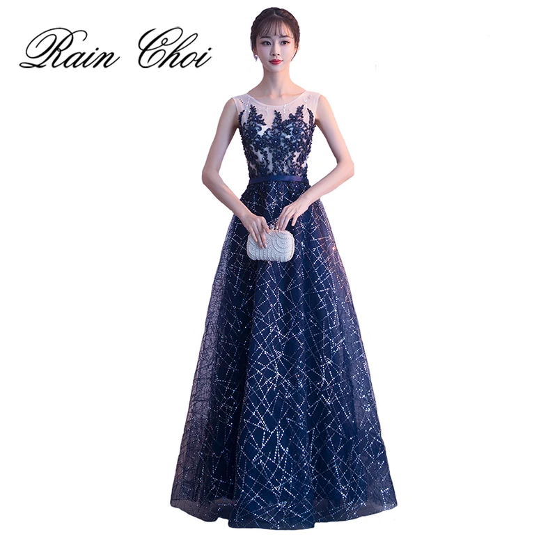 Long Evening Dress 2019 O Neck A Line Formal Party Dresses Vestido De Festa Prom Gowns
Long Evening Dress 2019 O Neck A Line Formal Party Dresses Vestido De Festa Prom Gowns