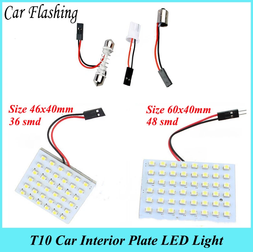 Car Flashing 100 Set reading lamp Dome light 1210 36 48 SMD Led car Bulb Light Panel Car Interior T10 T11 Dome BA9S Adapter
Car Flashing 100 Set reading lamp Dome light 1210 36 48 SMD Led car Bulb Light Panel Car Interior T10 T11 Dome BA9S Adapter