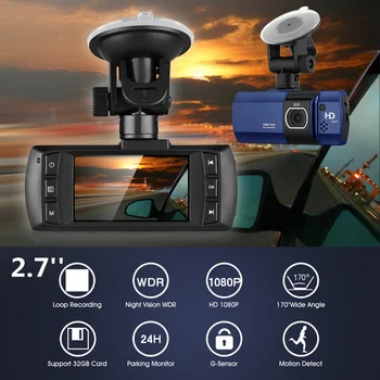 30Pcs/Lot 2.7" TFT LCD Ultra-wide 170 Field Vehicle Camcorder Full HD 1080P Car DVR Dash Camera Digital Video Recorder
30Pcs/Lot 2.7" TFT LCD Ultra-wide 170 Field Vehicle Camcorder Full HD 1080P Car DVR Dash Camera Digital Video Recorder