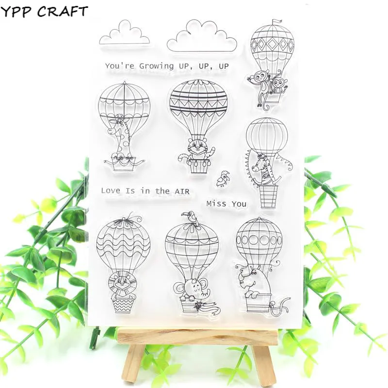 YPP CRAFT Air Balloon Animal Transparent Clear Silicone Stamp for DIY scrapbooking/photo album Decorative clear stamp sheets 204
YPP CRAFT Air Balloon Animal Transparent Clear Silicone Stamp for DIY scrapbooking/photo album Decorative clear stamp sheets 204
