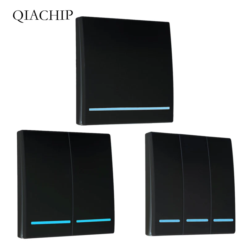 QIACHIP 433Mhz Wireless RF Remote Control Switch AC 110V 220V Lamp Light LED Wireless Switches Corridor Room Wall Panel Switch
QIACHIP 433Mhz Wireless RF Remote Control Switch AC 110V 220V Lamp Light LED Wireless Switches Corridor Room Wall Panel Switch
