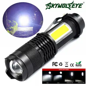 New 5000LM Zoomable COB+ Q5 LED 4Mode 14500/AA Tactical Military Emergent Flashlight travel convenient lighting flashlight #3J31
New 5000LM Zoomable COB+ Q5 LED 4Mode 14500/AA Tactical Military Emergent Flashlight travel convenient lighting flashlight #3J31