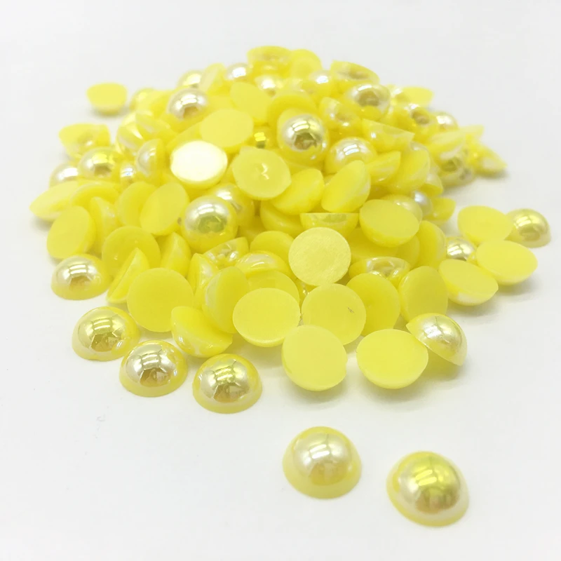 4 6 8 10mm Yellow ABS Half Round Pearl Bead Flat Back Scrapbook DIY Jewelry Making
4 6 8 10mm Yellow ABS Half Round Pearl Bead Flat Back Scrapbook DIY Jewelry Making