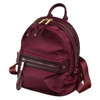 New Korean Style Women Backpack High Quality Nylon With Leather Rucksack Solid Color Fashion Waterproof Shoulders Bag
New Korean Style Women Backpack High Quality Nylon With Leather Rucksack Solid Color Fashion Waterproof Shoulders Bag