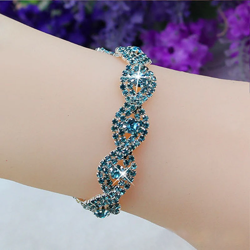 Luxury Crystal Bracelets For Women Rhinestone Braided Chain Bracelets & Bangles Femme Wedding Jewelry Women Vintage Bracelet
Luxury Crystal Bracelets For Women Rhinestone Braided Chain Bracelets & Bangles Femme Wedding Jewelry Women Vintage Bracelet