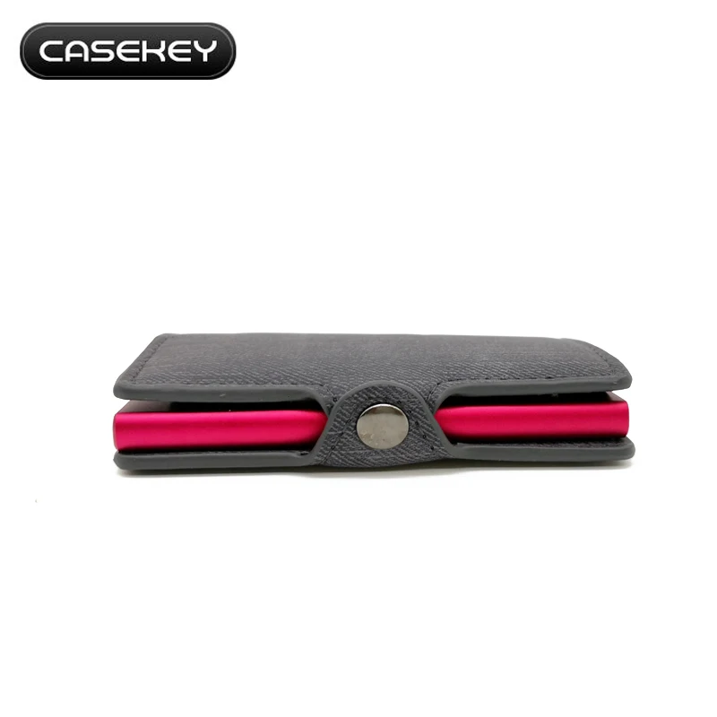 CaseKey Mini Aluminum Wallet Jeans Leather Anti-scan Metal Box Case Slim RFID Blocking Wallet Clip ID Credit Card Holder
CaseKey Mini Aluminum Wallet Jeans Leather Anti-scan Metal Box Case Slim RFID Blocking Wallet Clip ID Credit Card Holder