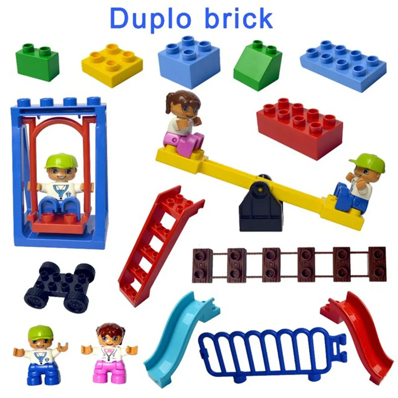 Duploe Large Building Block bricks DIY Classic Piece Big size set Dot Brick Toy accessories compatible legoe Duplo Parts D62663
Duploe Large Building Block bricks DIY Classic Piece Big size set Dot Brick Toy accessories compatible legoe Duplo Parts D62663