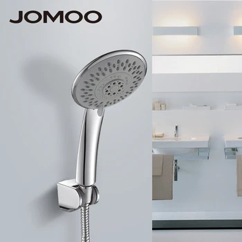 JOMOO Water Saving Shower Set High Pressure 5-inch Panel with 1.5M Stainless Steel Shower Hose Wall Bracket wc douche Shower Set
JOMOO Water Saving Shower Set High Pressure 5-inch Panel with 1.5M Stainless Steel Shower Hose Wall Bracket wc douche Shower Set