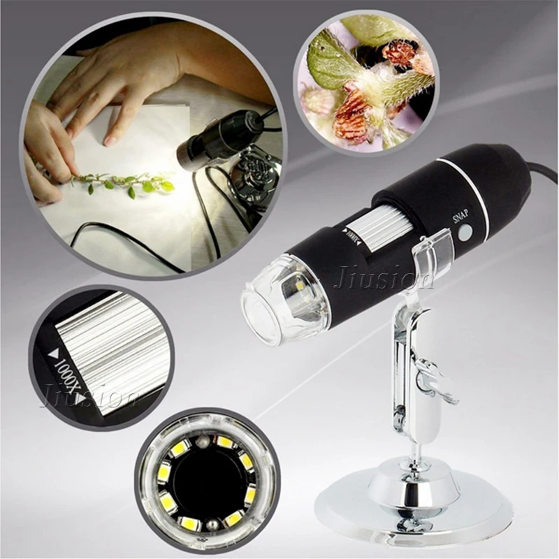 USB Digital Microscope Camera 1000X Hand Held Portable Mini Endoscope for Mac Window OTG Android Samsung Electron Kids Student
USB Digital Microscope Camera 1000X Hand Held Portable Mini Endoscope for Mac Window OTG Android Samsung Electron Kids Student