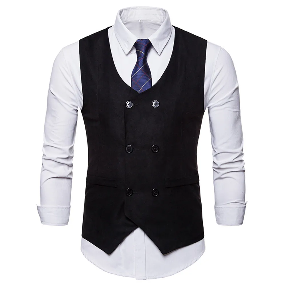 Mens Suit Vest Autumn Winter Formal Double-Breasted Suede Suit Waistcoat Vest Jacket sleeveless solid d90628
Mens Suit Vest Autumn Winter Formal Double-Breasted Suede Suit Waistcoat Vest Jacket sleeveless solid d90628
