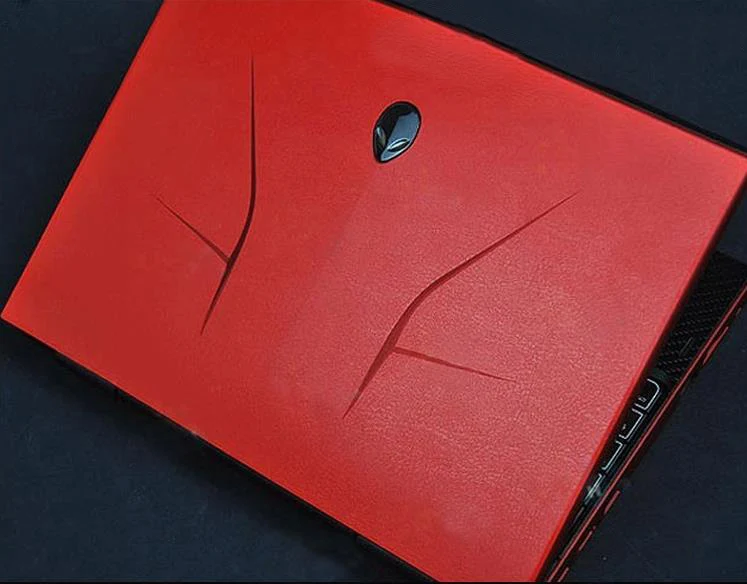 KH кожаная наклейка из углеродного волокна для ноутбука Защитная пленка Alienware 17 M17X