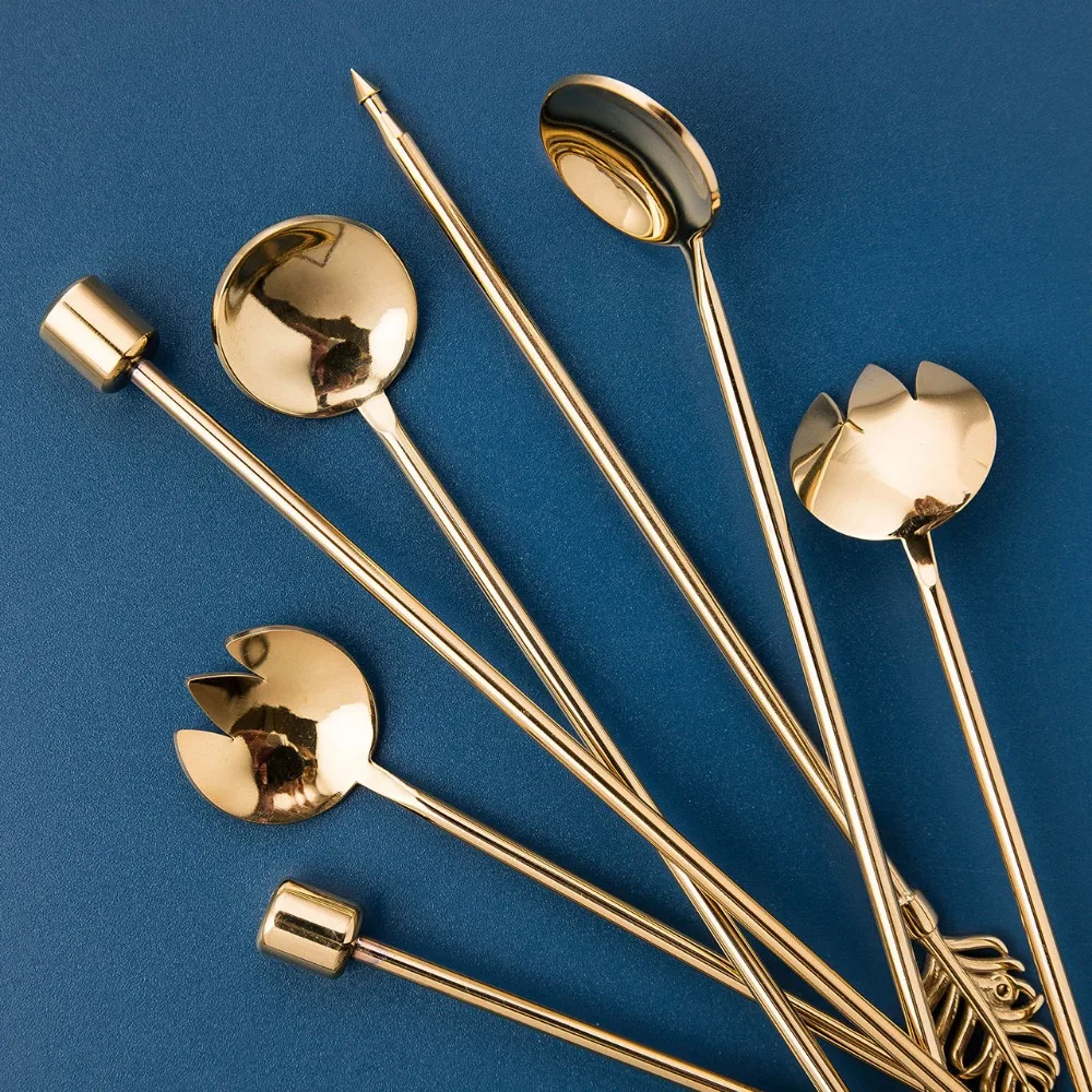 Luxury Stainless Steel Coffee Spoon Stirring Stick Teaspoon Fruit Salad Fork Cute Dessert Tableware Kitchen Bar Office Supplies
Luxury Stainless Steel Coffee Spoon Stirring Stick Teaspoon Fruit Salad Fork Cute Dessert Tableware Kitchen Bar Office Supplies