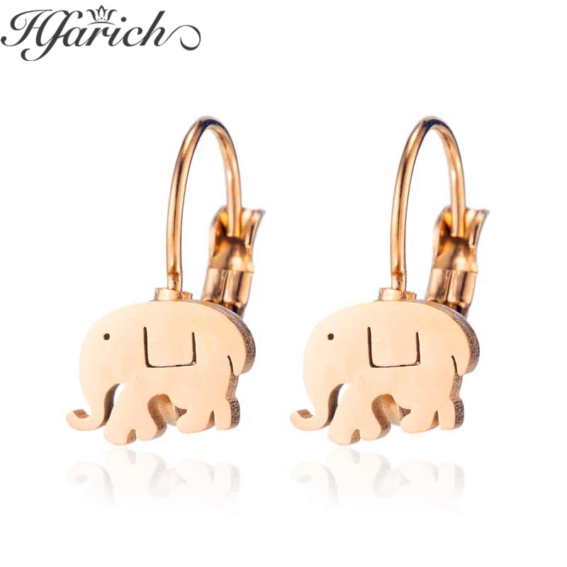 Hfarich Sweet Mini Cute Elephant Earring Beautiful Handsome Brilliant Earrings For Women Girl Female Jewelry Popular Decoration
Hfarich Sweet Mini Cute Elephant Earring Beautiful Handsome Brilliant Earrings For Women Girl Female Jewelry Popular Decoration