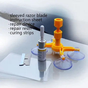 Pratical DIY Windshield Repair Kits Car Window Repair Tools Glass Scratches Restore Windscreen Cracks Polishing Repair Tool Set
Pratical DIY Windshield Repair Kits Car Window Repair Tools Glass Scratches Restore Windscreen Cracks Polishing Repair Tool Set