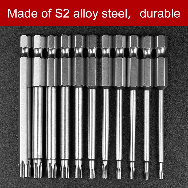 High Quality 11pcs 75mm S2 Steel Hex Torx Head Drill Screwdriver Set Bits Hand Tools Screw Driver Screwdrivers Kit Magnetic
High Quality 11pcs 75mm S2 Steel Hex Torx Head Drill Screwdriver Set Bits Hand Tools Screw Driver Screwdrivers Kit Magnetic