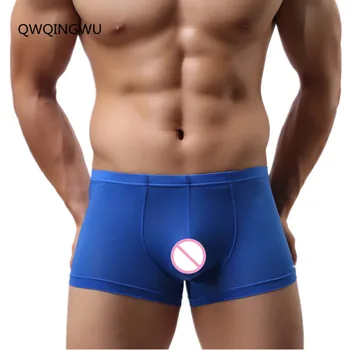 Breathable Ice Silk Boxer Sexy Underwear Men's Shorts Bulge Pouch Underpants Slip Homme Panties Underpants Male Boxers Trunks
Breathable Ice Silk Boxer Sexy Underwear Men's Shorts Bulge Pouch Underpants Slip Homme Panties Underpants Male Boxers Trunks