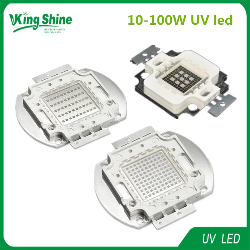 High Power UV Purple LED 365nm 370nm 375nm 385nm 395nm 400nm 410nm 425nm Ultraviolet Bulbs Lamp Chips 3W 5W 10W 20W 30W 50W 100W
High Power UV Purple LED 365nm 370nm 375nm 385nm 395nm 400nm 410nm 425nm Ultraviolet Bulbs Lamp Chips 3W 5W 10W 20W 30W 50W 100W