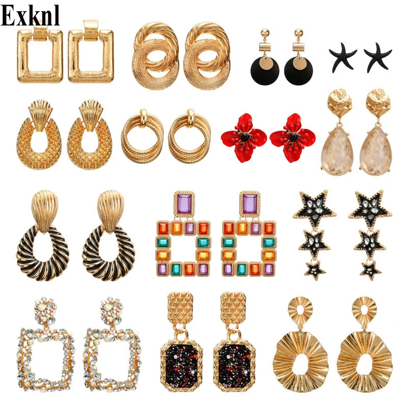 Exknl Bohemia Drop Earrings for Women Irregular Dangle Flower Long Statement Ethnic Earrings Fashion Jewelry Accessories 2019
Exknl Bohemia Drop Earrings for Women Irregular Dangle Flower Long Statement Ethnic Earrings Fashion Jewelry Accessories 2019