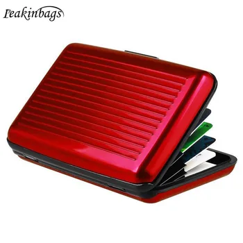 Hot Sale Aluminium Alloy Unisex Wallet Credit Card Holder RFID Blocking Waterproof High Quality Purse 9 Colors For Man Women
Hot Sale Aluminium Alloy Unisex Wallet Credit Card Holder RFID Blocking Waterproof High Quality Purse 9 Colors For Man Women