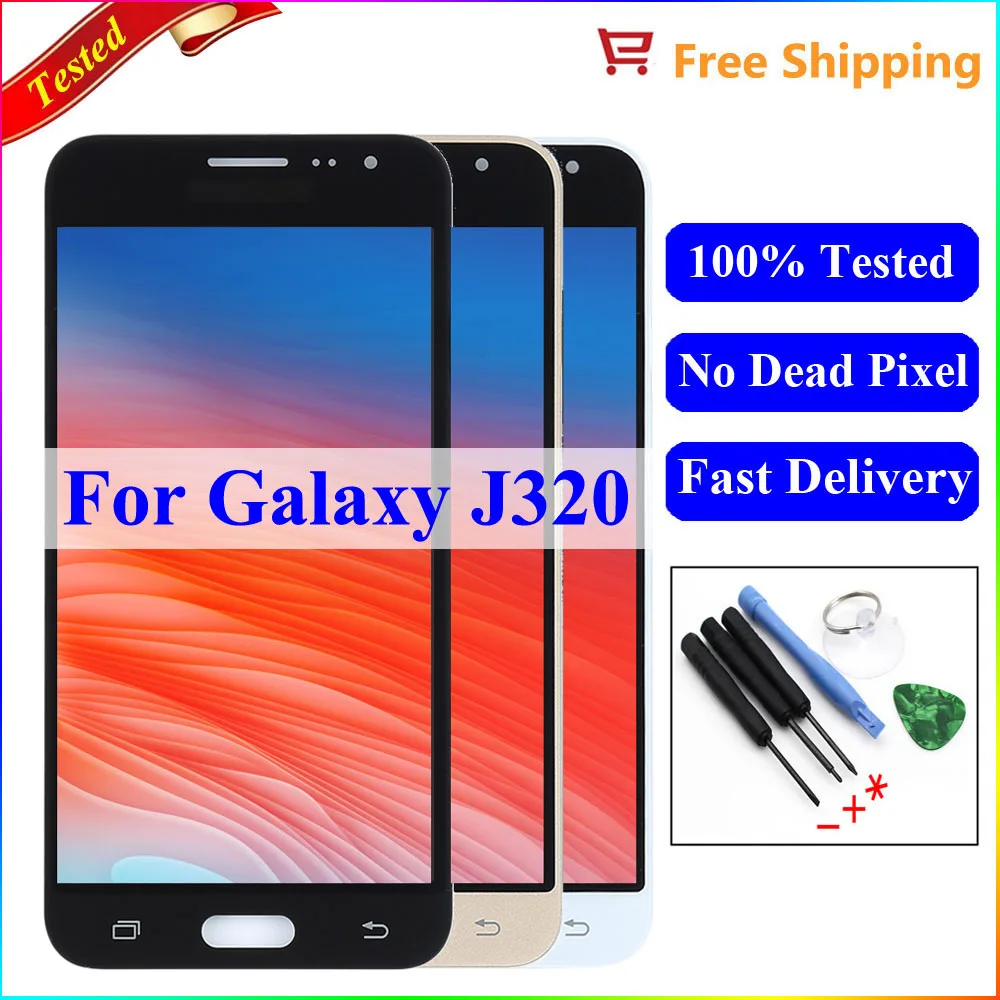 For Samsung Galaxy J3 2016 J320M J320F J320FN J320H LCD Display Touch Screen Digitizer Assembly Display J3 2016 lcd j320 Screen
For Samsung Galaxy J3 2016 J320M J320F J320FN J320H LCD Display Touch Screen Digitizer Assembly Display J3 2016 lcd j320 Screen