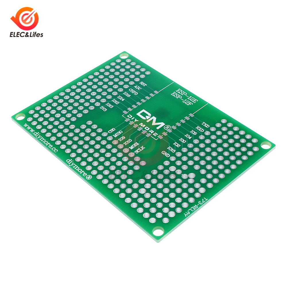 5x7CM Double side Prototype PCB Universal Printed Circuit Board Protoboard For Arduino ESP8266 WIFI ESP-12F ESP-12E ESP32 ESP32S
5x7CM Double side Prototype PCB Universal Printed Circuit Board Protoboard For Arduino ESP8266 WIFI ESP-12F ESP-12E ESP32 ESP32S