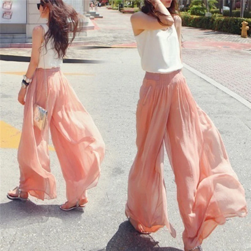 Womail Women's New Pants 2019 Summer Women's Chiffon Wide Leg Solid Color Lined Trousers High Waist Loose Pants Dropship Apr13
Womail Women's New Pants 2019 Summer Women's Chiffon Wide Leg Solid Color Lined Trousers High Waist Loose Pants Dropship Apr13
