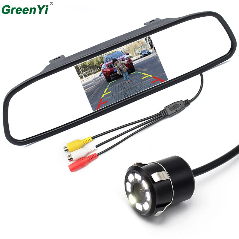 Car Parking Assistance 8 LED Lights Rear Camera 5" inch 800*480 Resolution Digital TFT LCD Mirror Car Parking Rear View Monitor
Car Parking Assistance 8 LED Lights Rear Camera 5" inch 800*480 Resolution Digital TFT LCD Mirror Car Parking Rear View Monitor