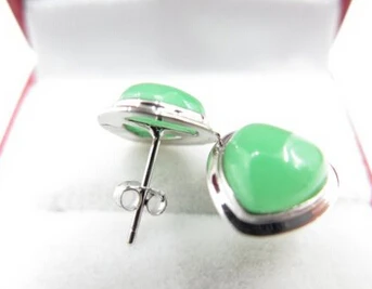 ry00500 Silver Green Jade Heart Stud Earrings Style 2
ry00500 Silver Green Jade Heart Stud Earrings Style 2