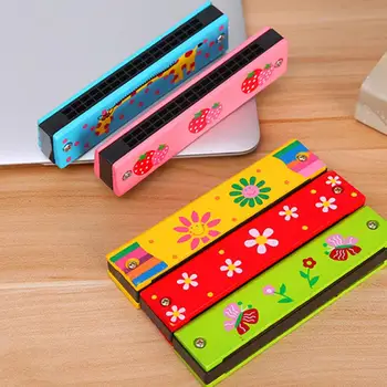 16Holes Kids Wooden Tremolo Harmonica Musical Instrument Educational Toy Gift for Girls Birthday Early learning
16Holes Kids Wooden Tremolo Harmonica Musical Instrument Educational Toy Gift for Girls Birthday Early learning