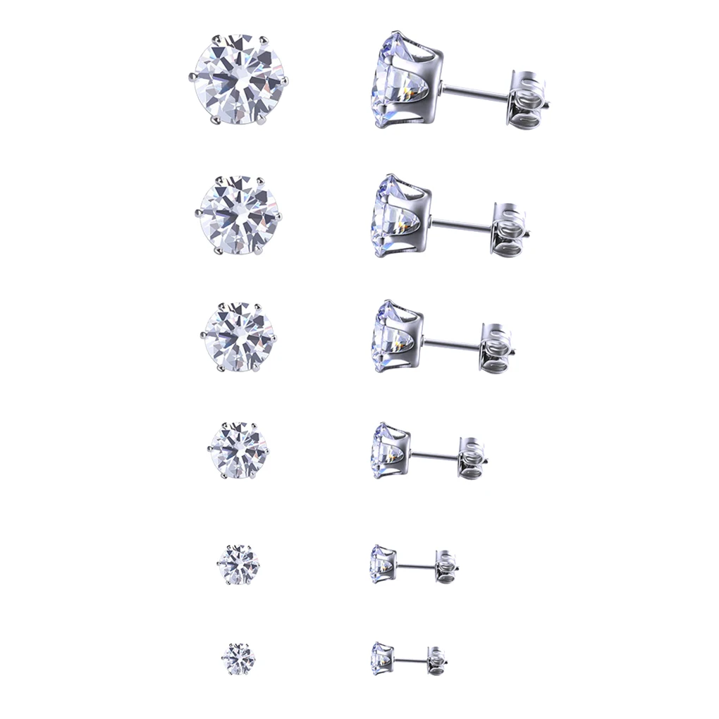 12 Pairs Of Sparkling Shining Crystal Earrings Set Men Rhinestones Stud Ear Rings Girl Gift Jewelry For Women As Gift
12 Pairs Of Sparkling Shining Crystal Earrings Set Men Rhinestones Stud Ear Rings Girl Gift Jewelry For Women As Gift