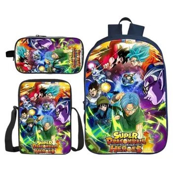 3Pcs/Set Fashion 3D Printing Dragon Ball Super Kids Baby School Bags Saiyan Rucksack Children Shoulder Backpack Boys and Girls
3Pcs/Set Fashion 3D Printing Dragon Ball Super Kids Baby School Bags Saiyan Rucksack Children Shoulder Backpack Boys and Girls