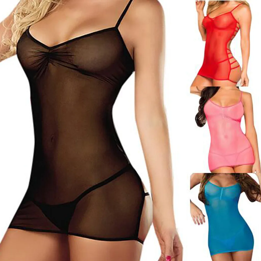 See Through Lace Sleepwear Nightwear For Women Sexy Lingerie Solid Dress Uniform Temptation Underwear Sleepdres Camisole dress
See Through Lace Sleepwear Nightwear For Women Sexy Lingerie Solid Dress Uniform Temptation Underwear Sleepdres Camisole dress